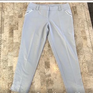 Sz 10 Adidas grey and white golf capris